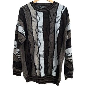 Vintage Protege Collection Grandpa Coogi Style Sweater USA 90s Y2k Men’s XL